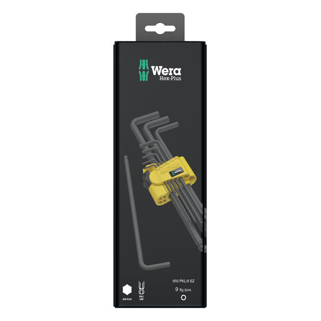 Wera Hex Key Set Blacklaser - US Sizes – 5/64"; 3/32"; 1/8"; 5/32"; 3/16"; 7/32"…
