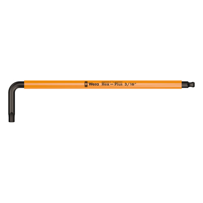 Wera Hex Key Multicolor Bright Orange - US Sizes 3/16" – 3/16" Socket Head Bolts