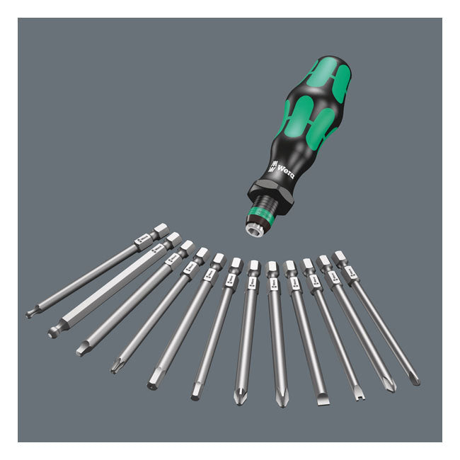 Wera Bits & Handle Kit Kraftform Kompakt 66 KK – Phillips; Pozidriv; Torx® and Hex (Allen…