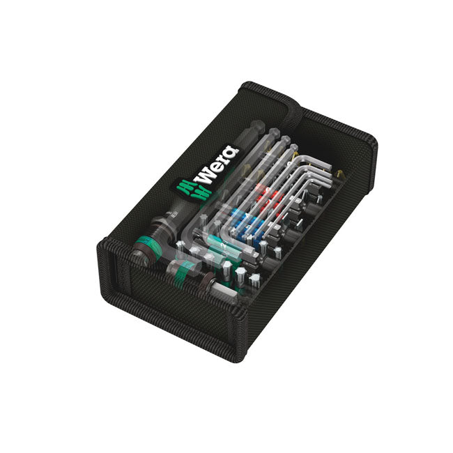 Wera Bits, L-keys & Handle Kit Kraftform Kompakt – Phillips; Pozidriv; Slotted; Torx®…