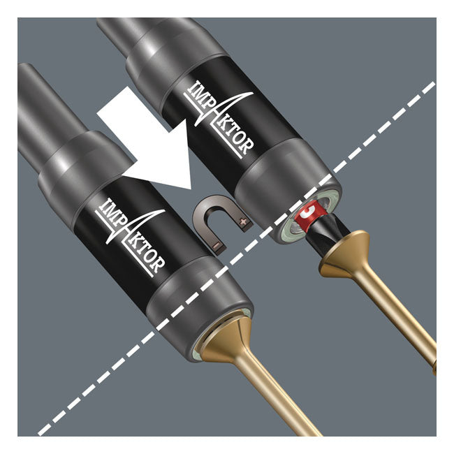 Wera 1/4" Bit Holder Impaktor – 1/4" Drive DIN ISO 1173-C 6.3 Bits