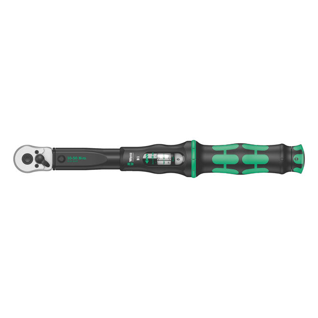 Wera 3/8" Drive Torque Wrench 10-50 Nm with Ratchet – Universal