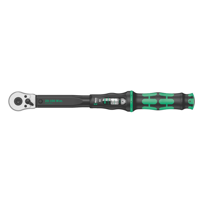Wera 3/8" Drive Torque Wrench 20-100 Nm with Ratchet – Universal