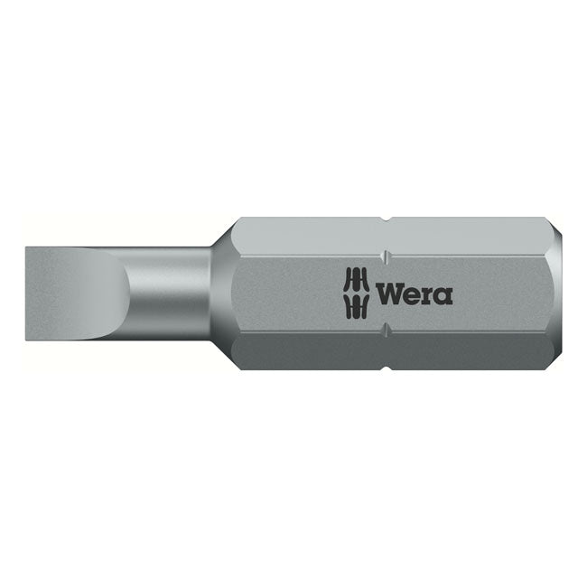 Wera 1/4" Bit for Slotted Screws