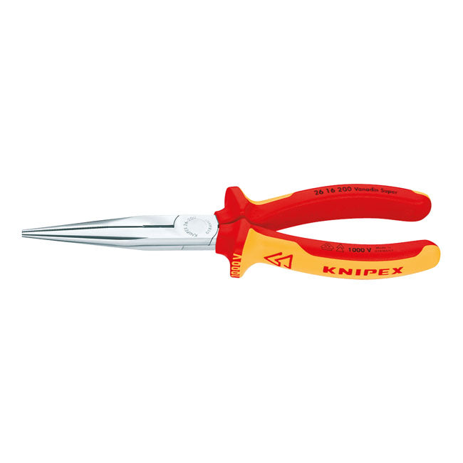 Knipex Snipe Nose Pliers with Side Cutter 200mm VDE – Universal