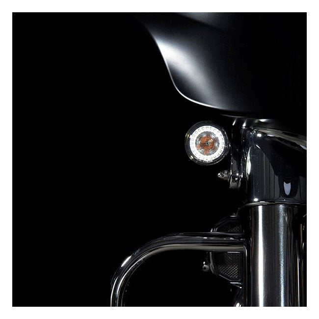 Custom Dynamics Custom Dyn. Probeam® Bullet Style Dynamic Ringz LED Inserts – H-D Bullet Style Pop-off Turn Signals…