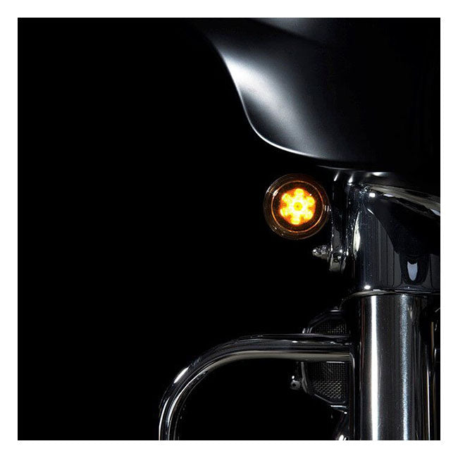Custom Dynamics Custom Dyn. Probeam® Bullet Style Dynamic Ringz LED Inserts – H-D Bullet Style Pop-off Turn Signals…