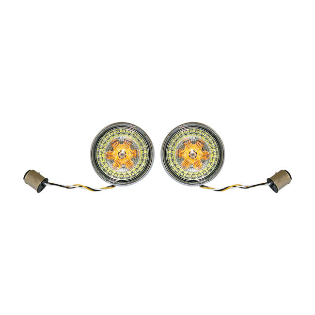 Custom Dynamics Custom Dyn. Probeam® Bullet Style Dynamic Ringz LED Inserts – H-D Bullet Style Pop-off Turn Signals…