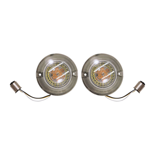 Custom Dynamics Custom Dyn. Probeam® Flat Style Dynamic Ringz LED Inserts – Up to 2023 H-D Flat 2-Screw Pancake…