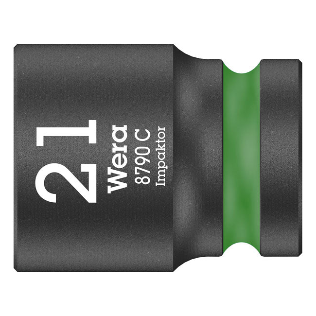 Wera Impaktor 1/2" Socket Size 21 – 1/2" Drive