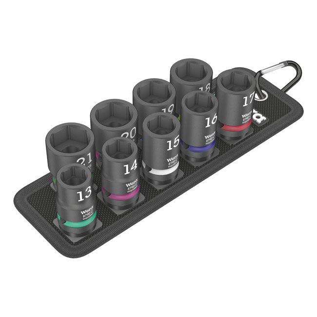 Wera Impaktor 1/2" Hex Socket Set - Metric – 1/2" Drive