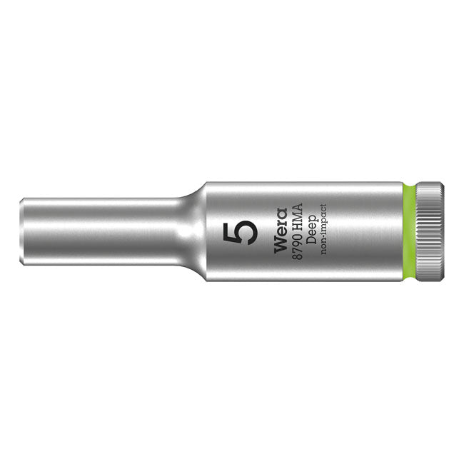 Wera Deep Socket Size 5mm – 1/4" Drive