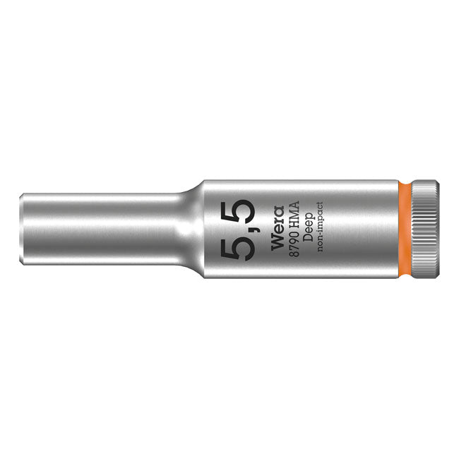 Wera Deep Socket Size 5.5mm – 1/4" Drive