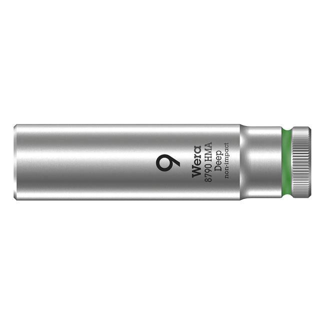 Wera Deep Socket Size 9mm – 1/4" Drive