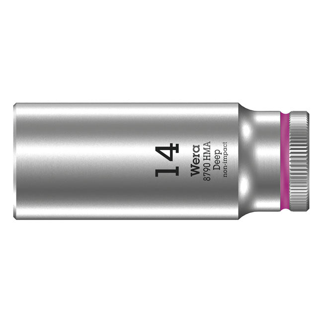 Wera Deep Socket Size 14mm – 1/4" Drive