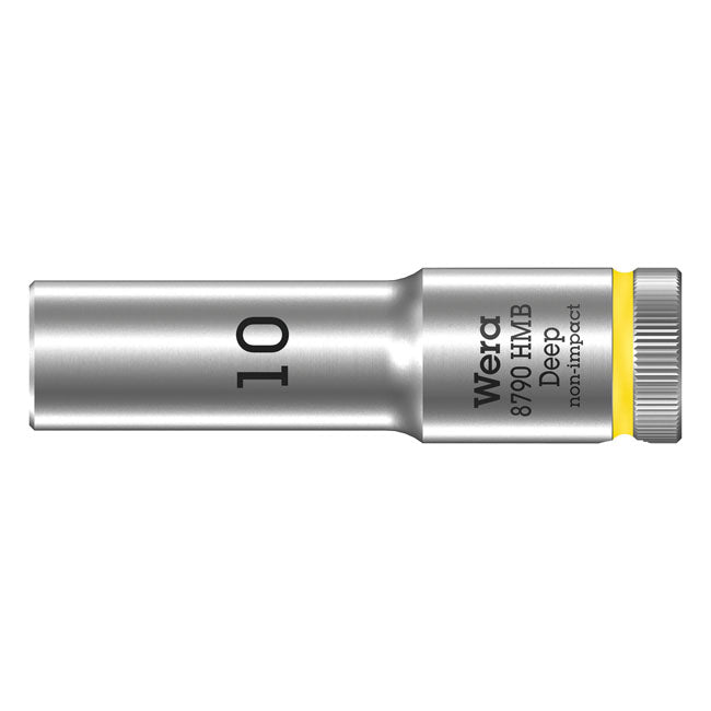 Wera Deep Socket Size 10mm – 3/8" Drive