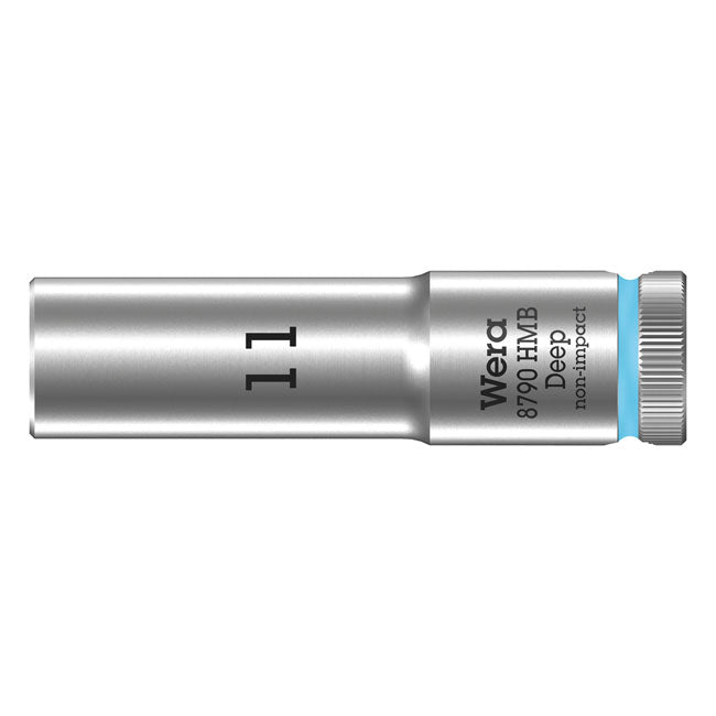 Wera Deep Socket Size 11mm – 3/8" Drive