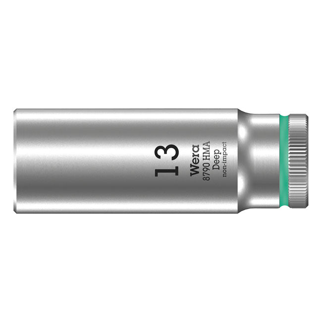 Wera Deep Socket Size 13mm – 3/8" Drive