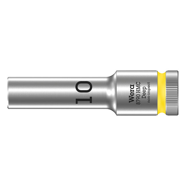 Wera Deep Socket Size 10mm – 1/2" Drive