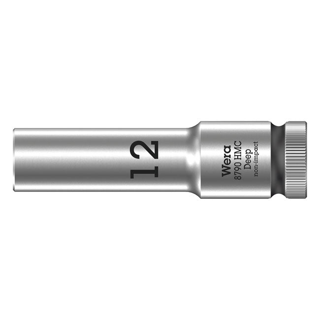 Wera Deep Socket Size 12mm – 1/2" Drive