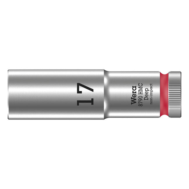 Wera Deep Socket Size 17mm – 1/2" Drive