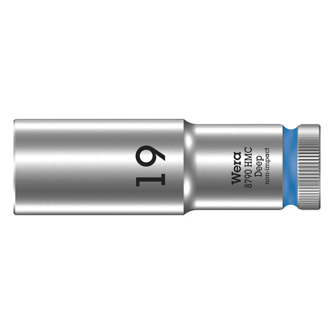 Wera Deep Socket Size 19mm – 1/2" Drive