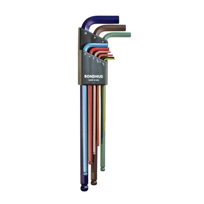 Bondhus ColorGuard™ Allen Head/Ball-end L-wrench Set Metric – Universal