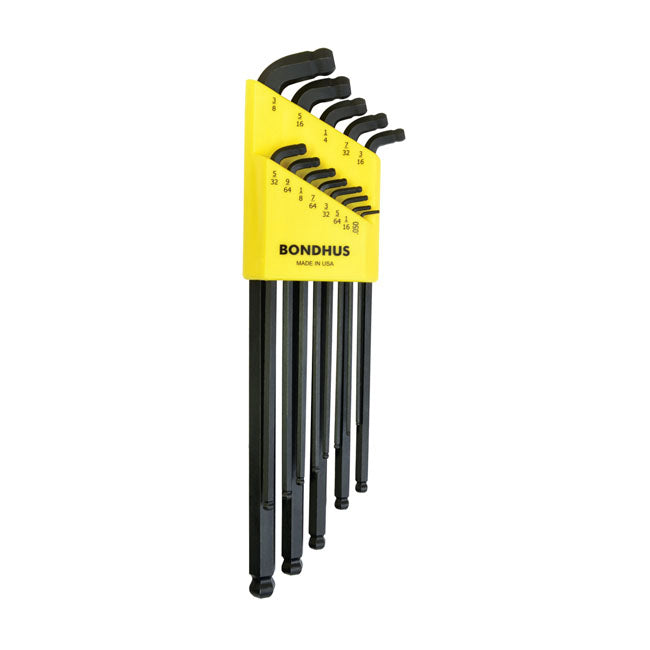 Bondhus Stubby Allen Head / Ball-end Wrench Set, US Sizes – Universal