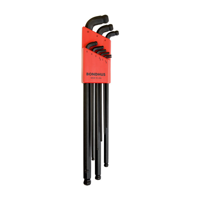 Bondhus Stubby Allen Head / Ball-end Wrench Set, Metric – Universal