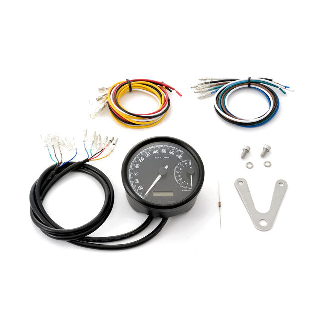 Daytona Velona Speedo & Tachometer 80 mm 200 Kmh/9000rpm – Universal