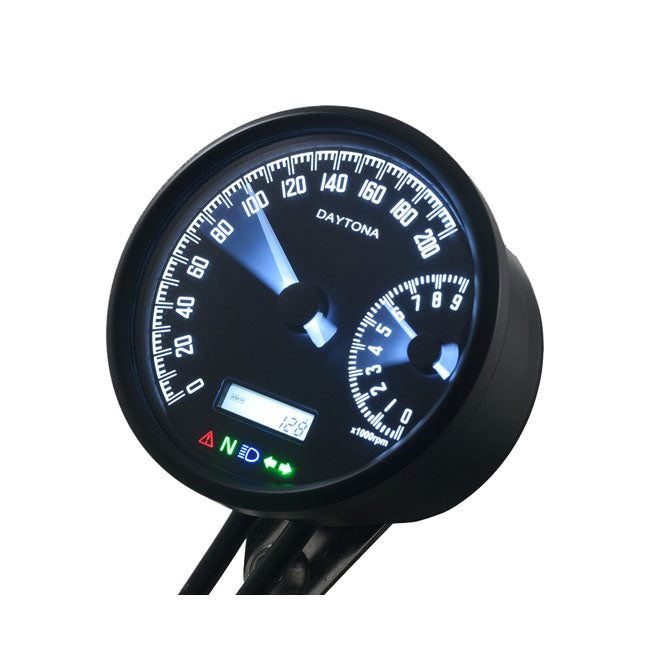Daytona Velona Speedo & Tachometer 80 mm 200 Kmh/9000rpm – Universal