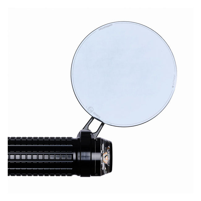 Motogadget Mo.View Street Glassless Mirror Black – For 22mm and 1 Inch Handlebar