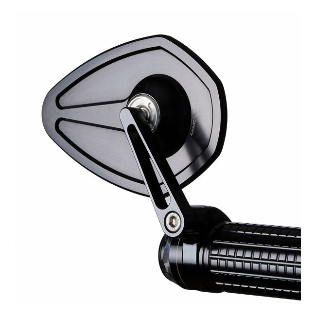 Motogadget Mo.View Pace Glassless Mirror Black – For 22mm and 1 Inch Handlebar