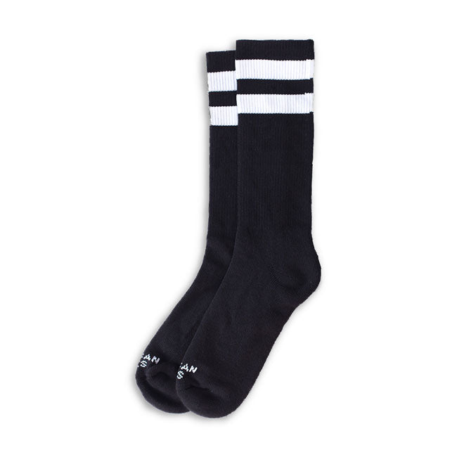 American Socks Back in Black Mid High Socks – One Size Fits Most