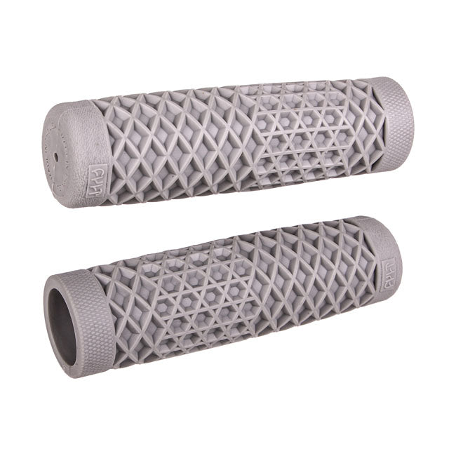 ODI Vans/Cult, Waffle Grips 1'''' (25mm), Gray – 1974–2025 H-D with 1" Diameter Grip Area
