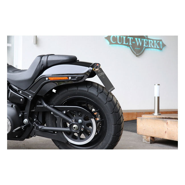 Cult-Werk License Plate Bracket. 2-1 Taillight/Brake Light – 2018–2024 Softail Fat Bob: 2018–2020…