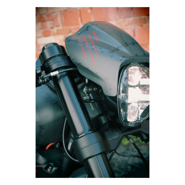 Cult-Werk Front Turn Signal Brackets. Black – 2019–2020 Softail FXDRS 114