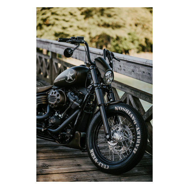 Cult-Werk Headlamp Mask Custom. Gloss Black – Softail: 2018–2020 FXBB Street Bob 107…