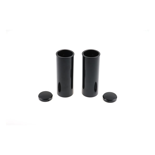 Cult-Werk 4-Piece Fork Tube Cover Kit. Gloss Black – Softail: 2018–2020FXBB Street Bob 107…