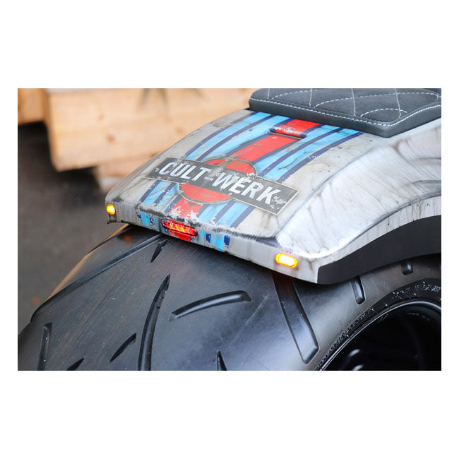 Cult-Werk Softail Wide Fender Kit ''Racing''. 2-Up Seat – 2018–2026 Softail Breakout: Softail:…