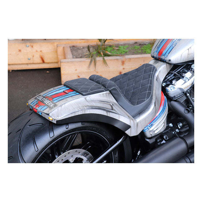 Cult-Werk Softail Wide Fender Kit ''Racing''. 2-Up Seat – 2018–2026 Softail Breakout: Softail:…