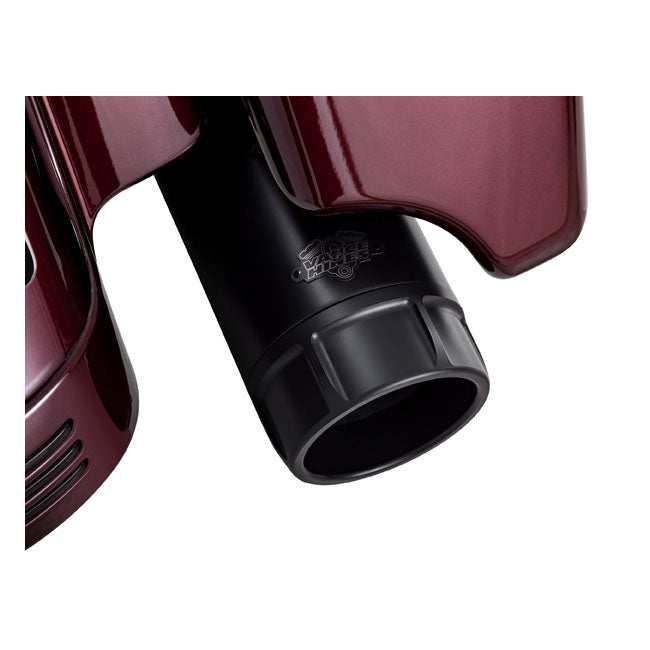 Vance & Hines Torquer 450 Slip-on Mufflers. Black – 2017–2026 FLT/Touring