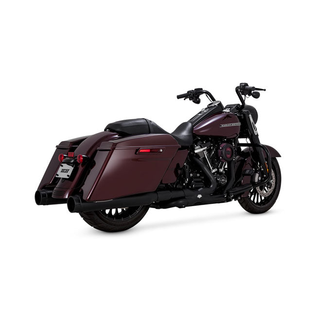 Vance & Hines Torquer 450 Slip-on Mufflers. Black – 2017–2026 FLT/Touring