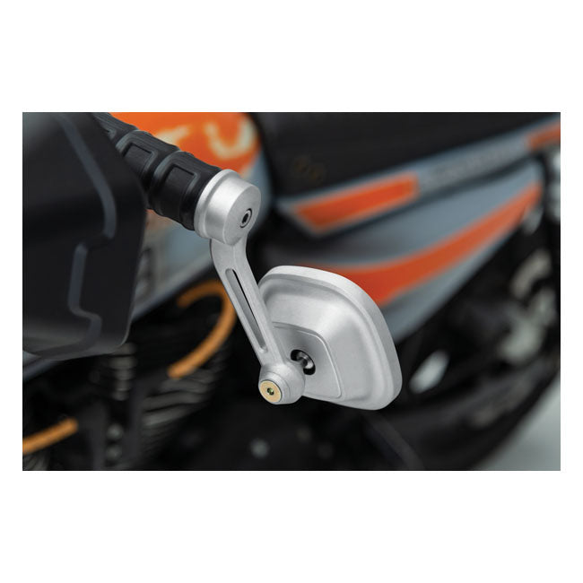 Kuryakyn Dillinger In-bar Mirror. Silver – Universal: 1" or 7/8" Handlebars with…