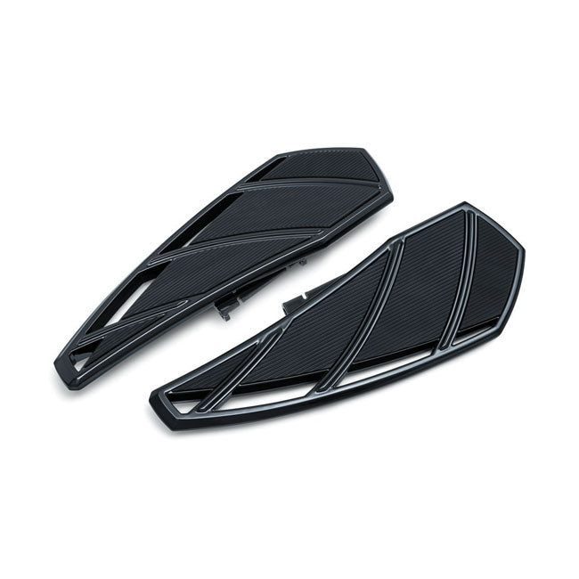 Kuryakyn Phantom Rider Floorboards. Gloss Black – Rider: 2018–2026 Softail with Rider…