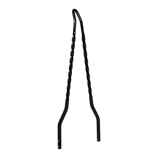 Cycle Visions Twisted Stick Sissy Bar 30", Black