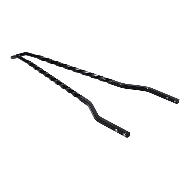 Cycle Visions Twisted Stick Sissy Bar 30", Black