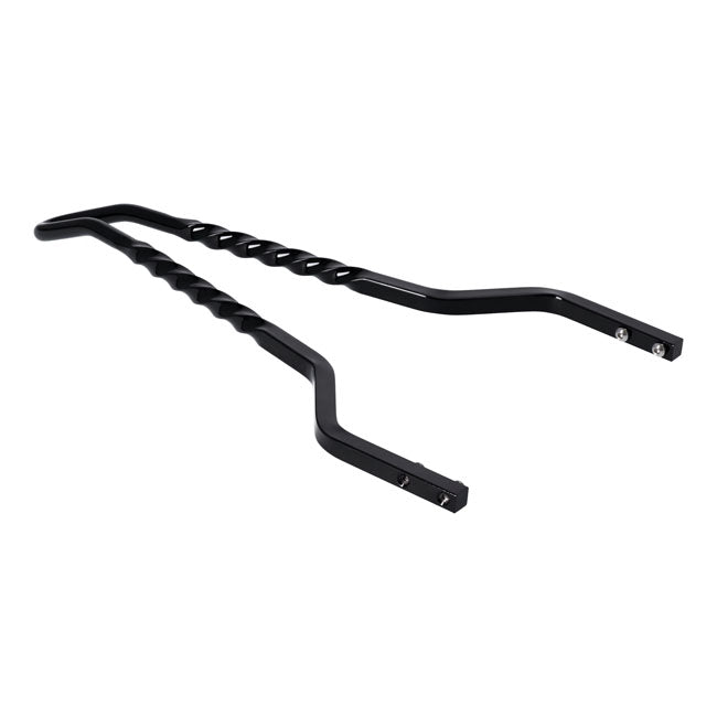 Cycle Visions Twisted Stick Sissy Bar 18", Black