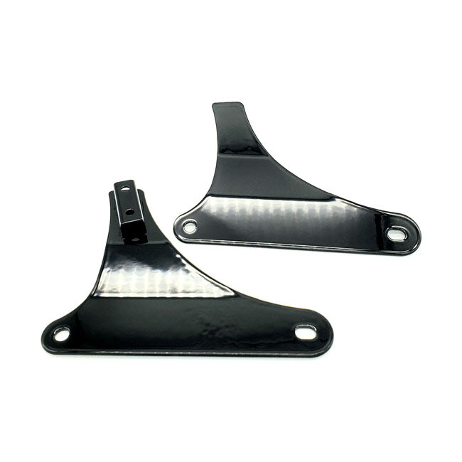 Cycle Visions Rigid Sissy Bar Side Plates. Black – Softail: 2018–2024 FXFBSFat Bob 114…
