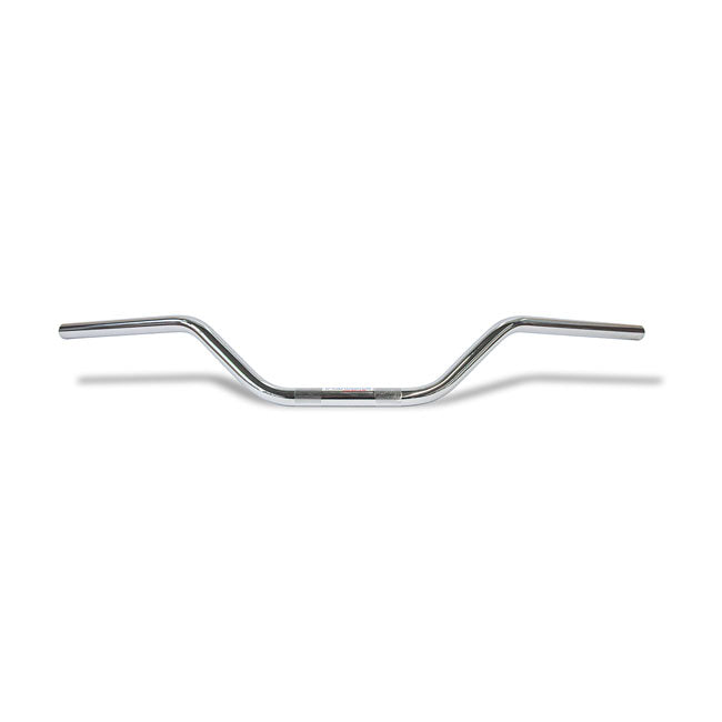 Fehling CRC Tour Bar "Middle" 7/8". 12 Cm High. Chrome – Most Bikes with 7/8" (22mm) Handlebars